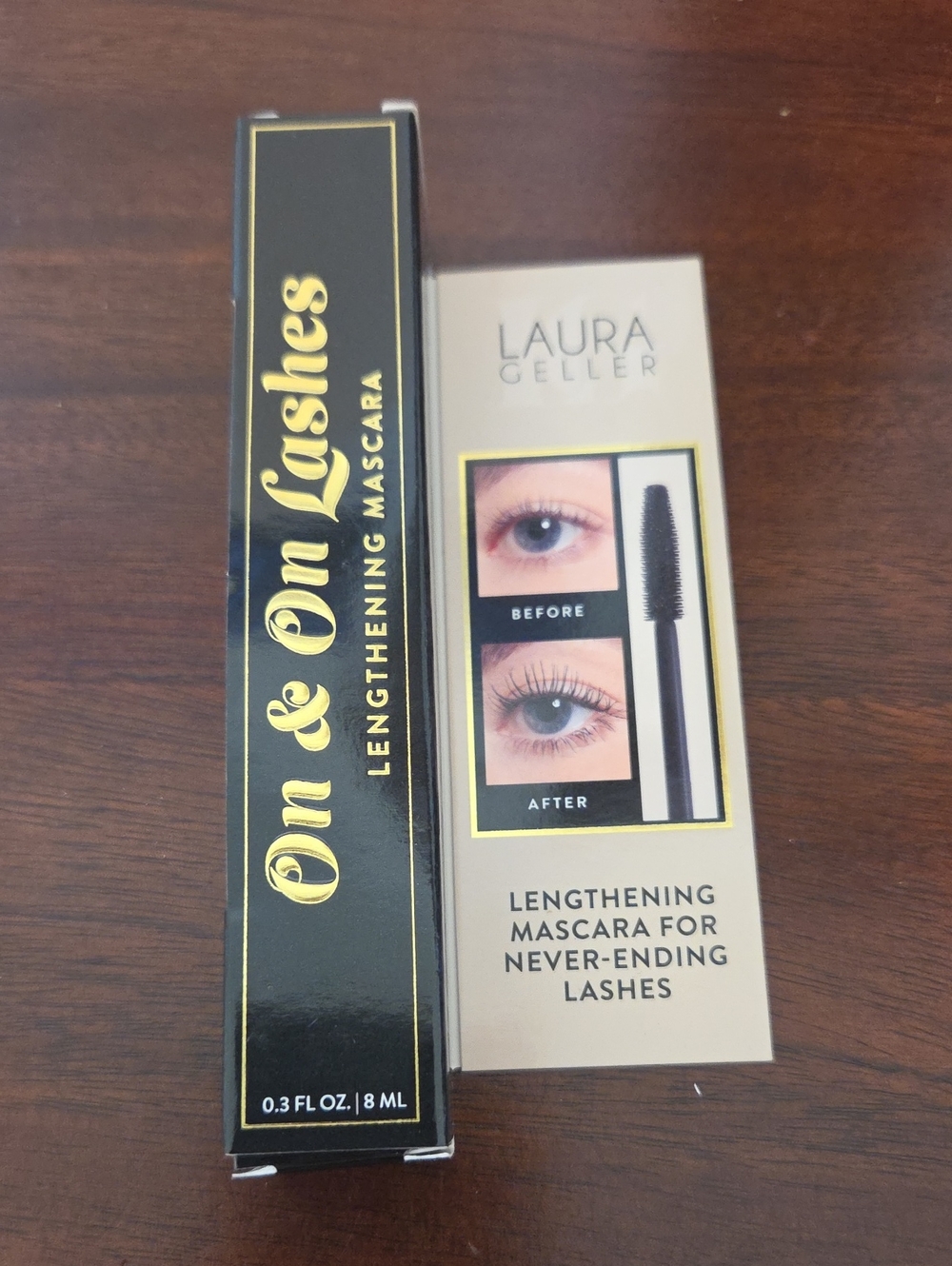 Laura Geller On & On Lashes Lengthening Mascara - Black & Gold Packaging